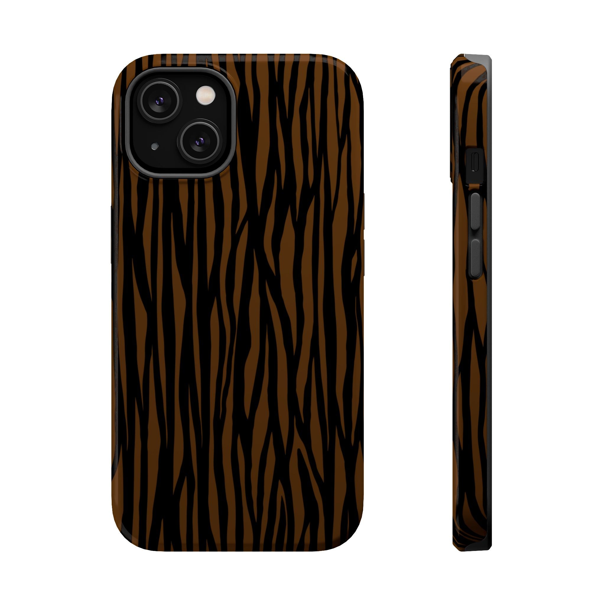 Stylish Magnetic Tough Phone Case - Bold Striped Design